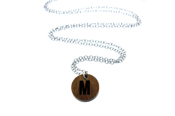 Personalized Wood Necklace