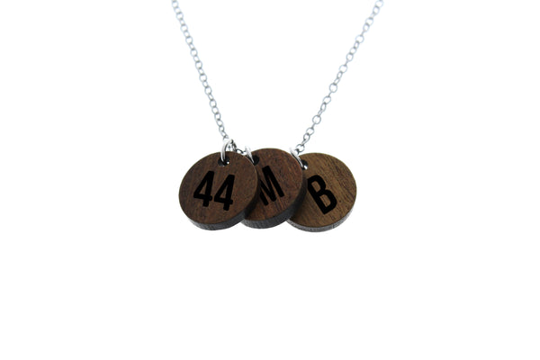 Personalized Wood Necklace