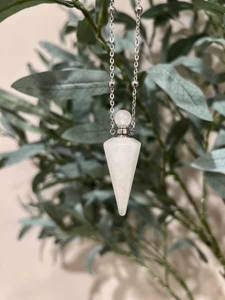 Clear Quartz Cremation Necklace