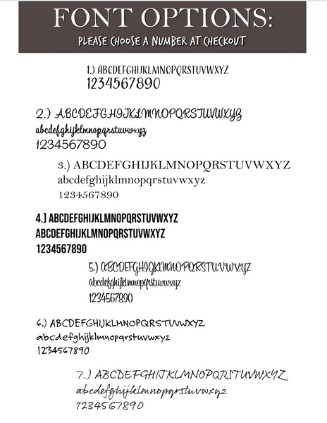 Personalized Wood Necklace