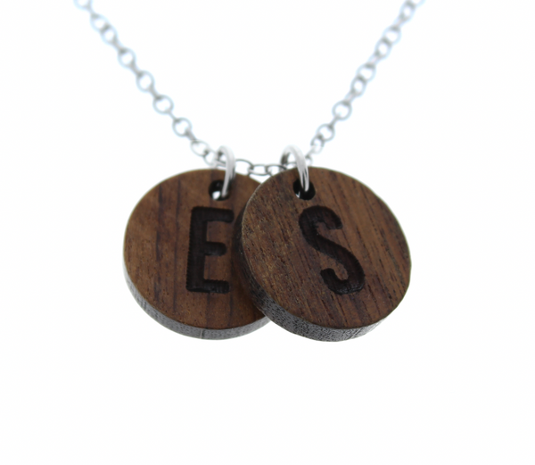 Personalized Wood Necklace