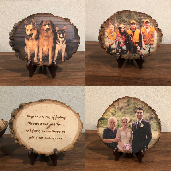 Wood Photo (Custom Wood Slice)