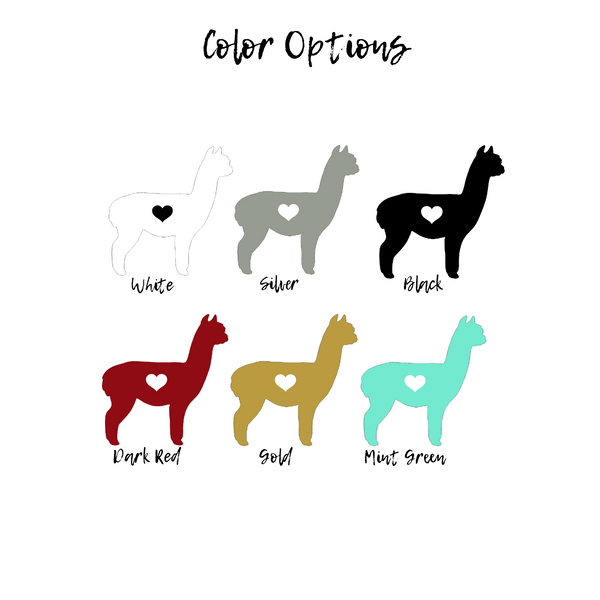 Alpaca Decal Sticker