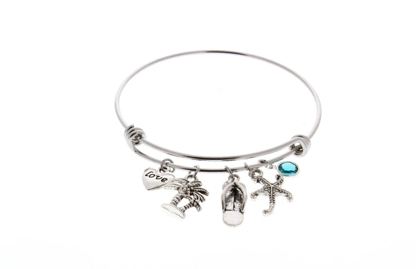 Beach Bangle Bracelet - Anomaly Creations & Designs