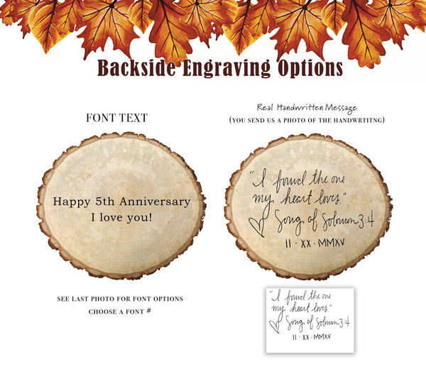 Wood Photo (Custom Wood Slice)