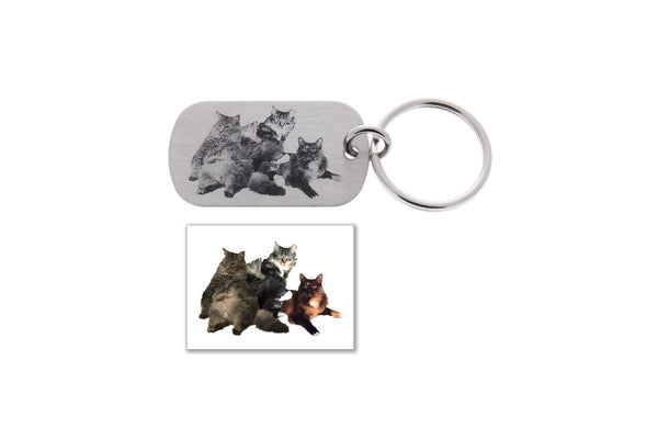 Pet Photograph Keychain