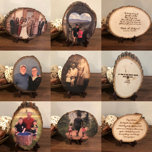 Wood Photo (Custom Wood Slice)