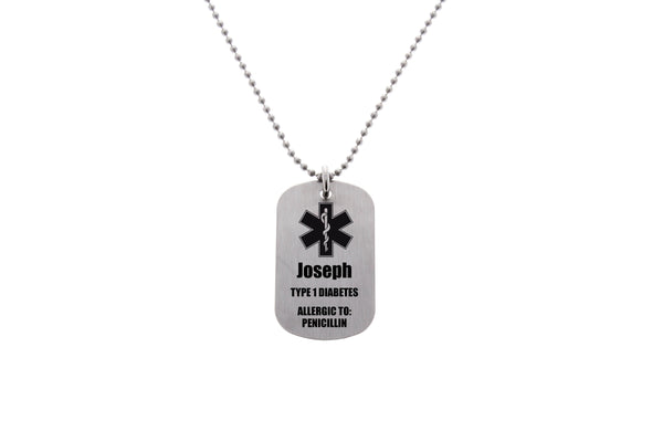 Medical Alert Necklace (Customize)