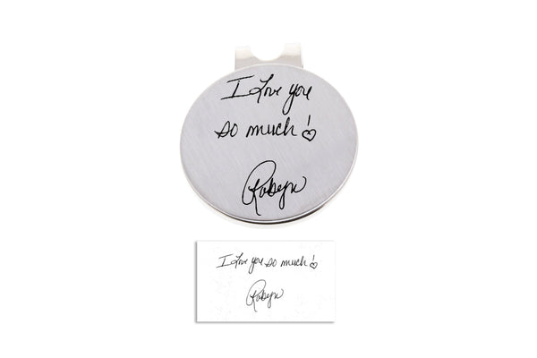 Custom Golf Ball Marker- Handwriting