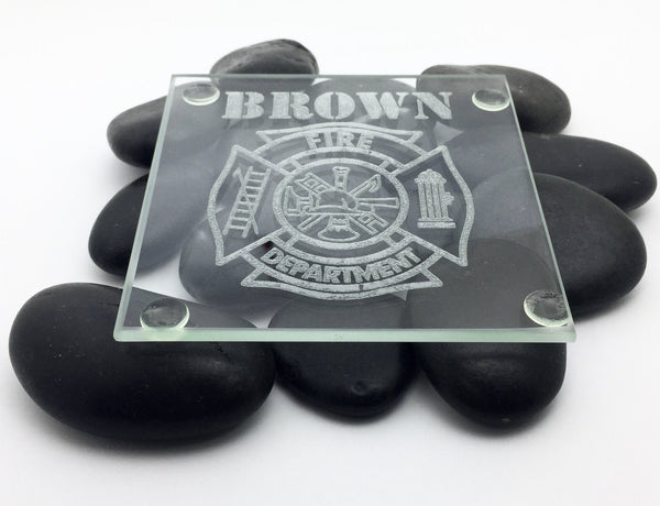 Actual handwriting coaster