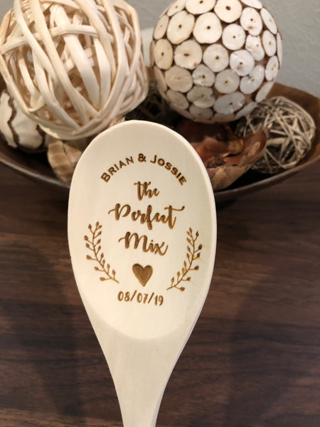 The Perfect Mix - Personalized Wood Spoon