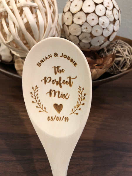 The Perfect Mix - Personalized Wood Spoon