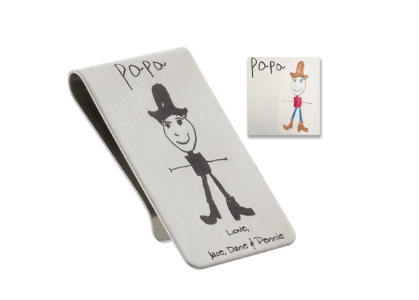 Money Clip - Custom Handwriting or Drawing