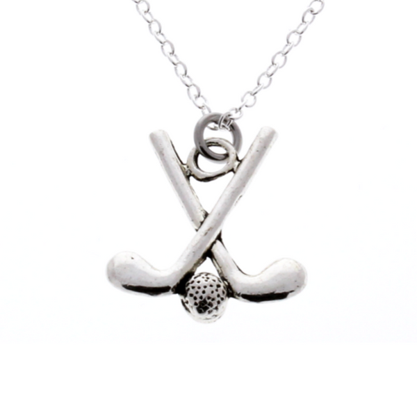 Golf Clubs Necklace