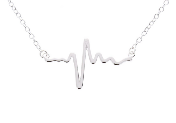 Electrocardiogram Heartbeat Necklace