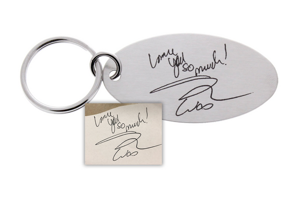 Handwriting Keychain