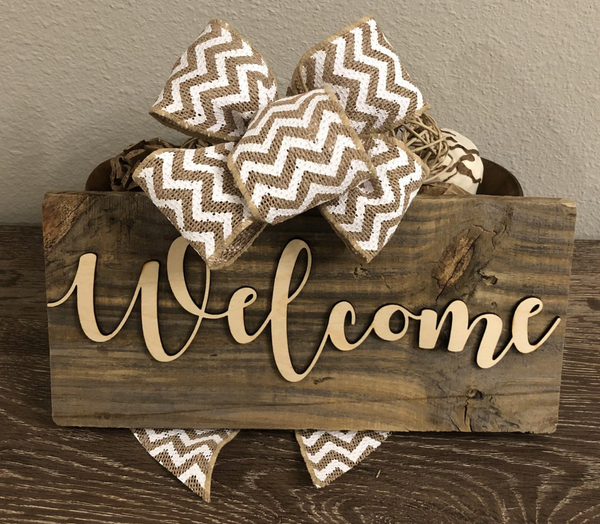 Custom Name Wood Sign