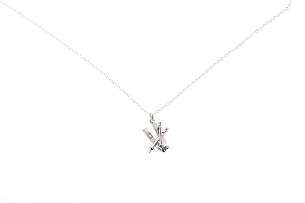 Skiing Necklace