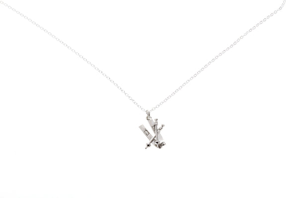 Skiing Necklace