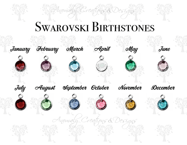 Neuron Necklace with Swarovski Birthstone