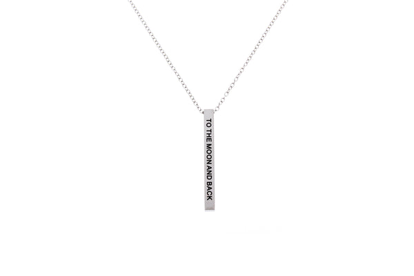 I love you to the moon and back necklace