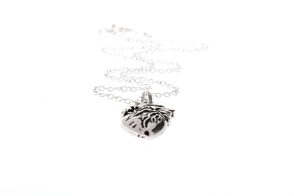 Human Anatomical Heart Necklace