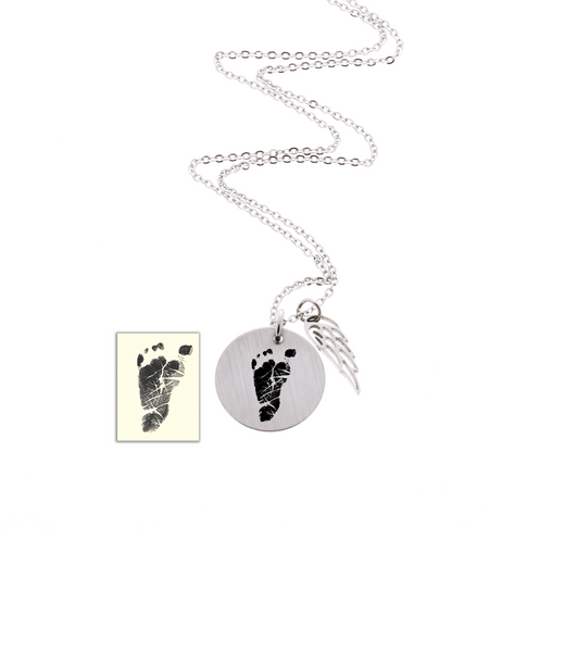 Baby Footprint Necklace