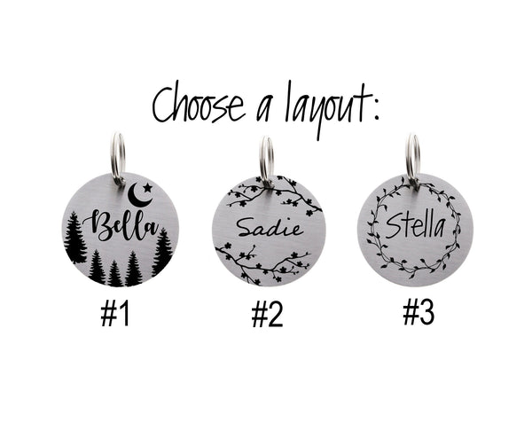 personalized dog name tag pet id tag