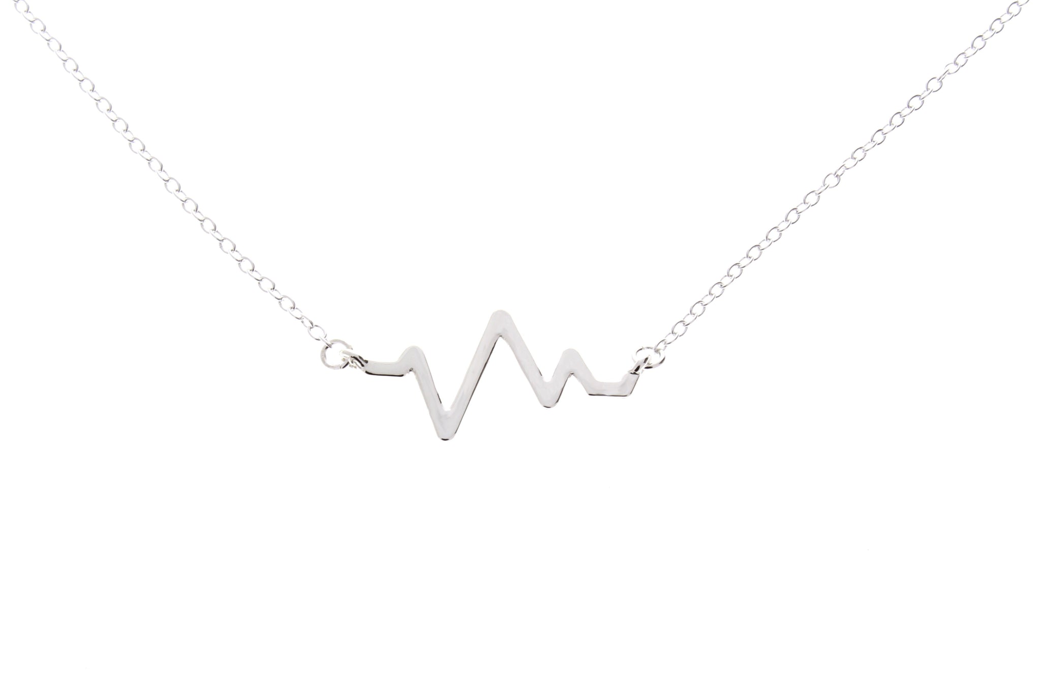 Electrocardiogram EKG Heartbeat Necklace