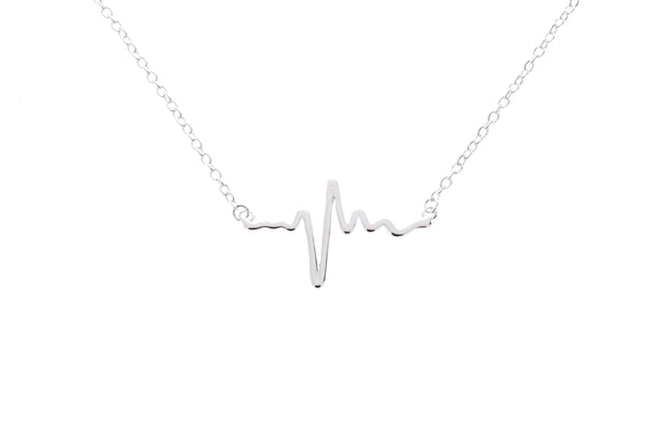 Electrocardiogram Heartbeat Necklace