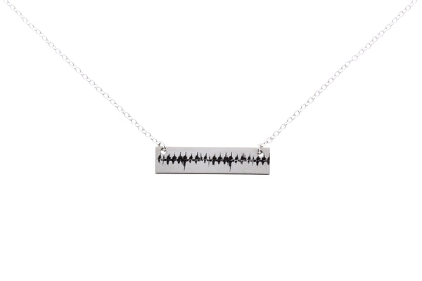 Actual Heartbeat EKG Necklace