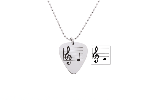 Custom Guitar Pick Necklace