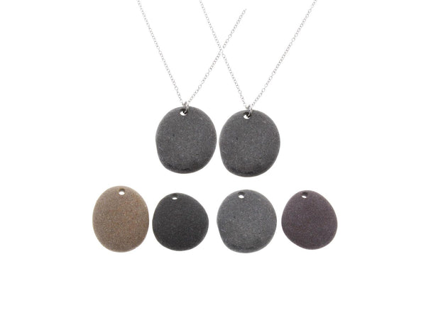 Stone Necklace - Real Handwriting