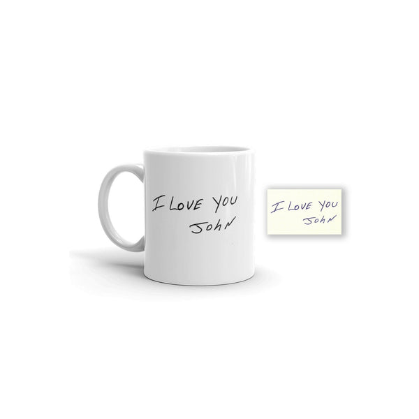 Actual Fingerprint Mug