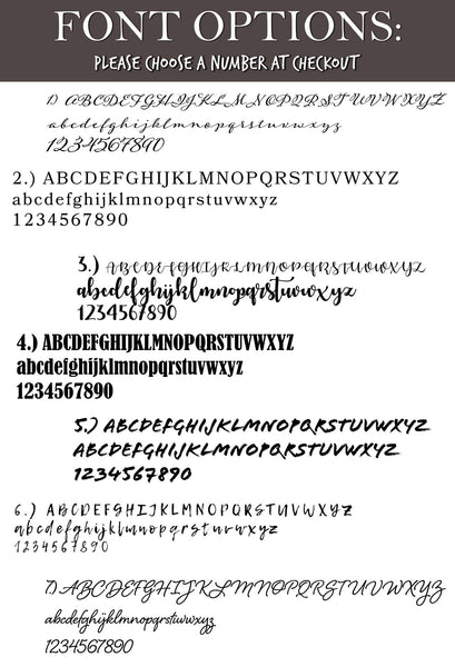 Recipe Cutting Board (Actual Handwritten Recipe)