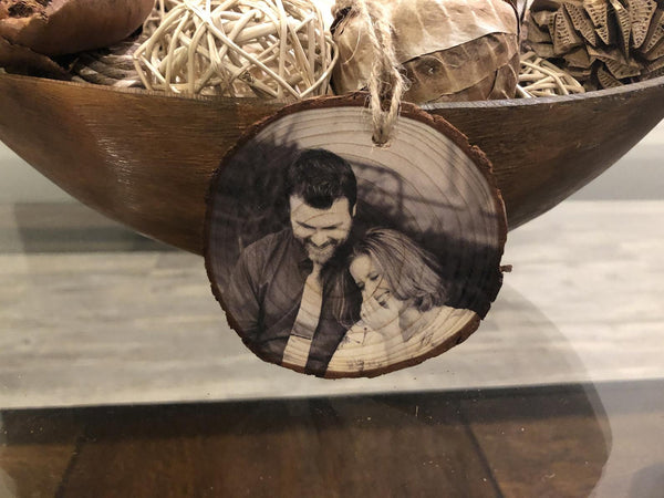 Wood Ornament - Wedding Keepsake