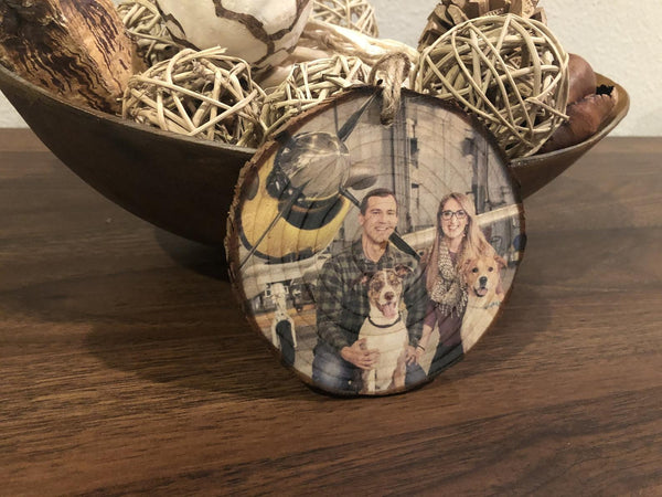 Wood Ornament - Wedding Keepsake