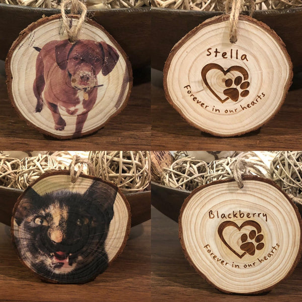 Wood Ornament - Pet Keepsake