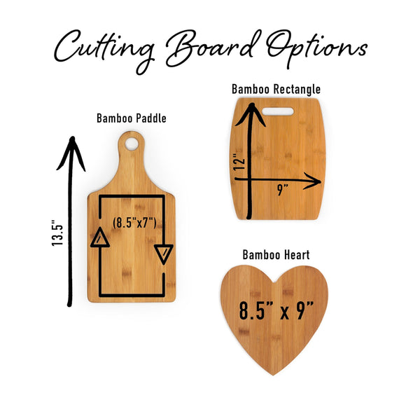 Recipe Cutting Board (Actual Handwritten Recipe)