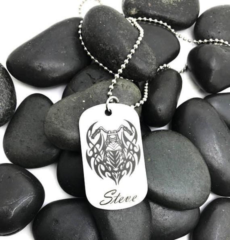 Custom Dog Tag Necklace (Personalize it!) - Anomaly Creations & Designs