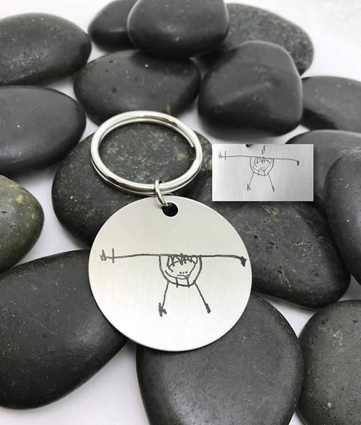 Drawing Handwriting Keychain - Anomaly Creations & Designs