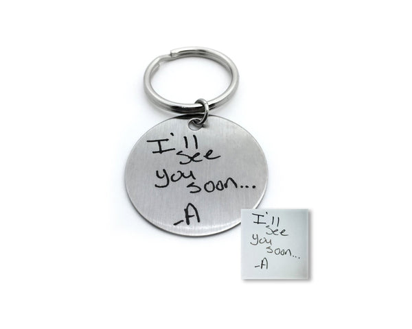Couples Handwriting Keychains - Anomaly Creations & Designs