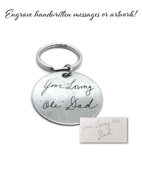 Handwriting Keychain