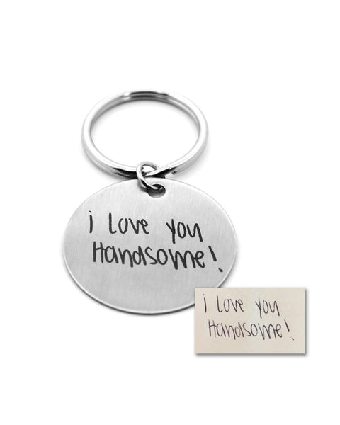 Handwriting Keychain