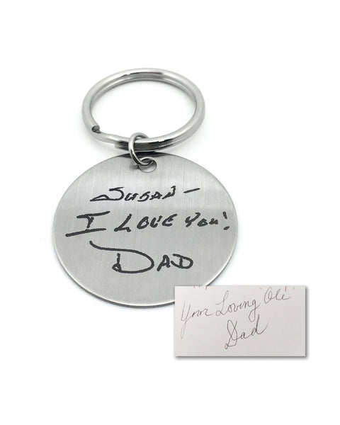Handwriting Keychain