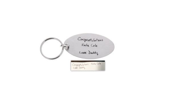 Handwriting Keychain