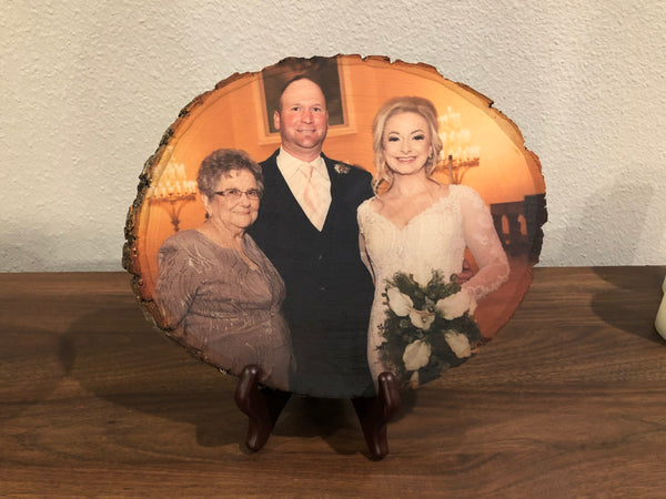 Wood Photo (Custom Wood Slice)