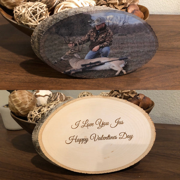 Wood Photo (Custom Wood Slice)