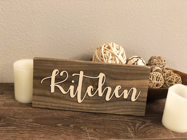 Custom Name Wood Sign