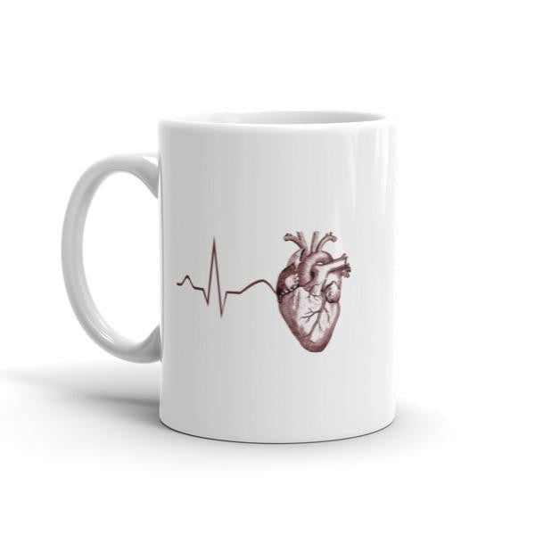 Anatomy Heart ECG Mug - Anomaly Creations & Designs